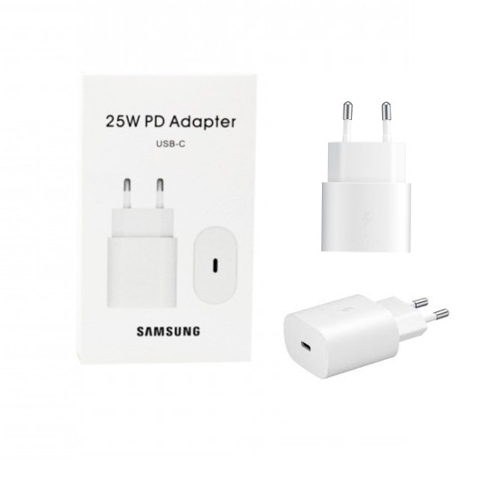 SAMSUNG CHARGER ADAPTER TYPE-C 25W PD WHITE